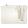 30-in. x 52-in. Walk-In Air Spa and Whirlpool Massage Bathtub with Right-Hand Drain in Linen