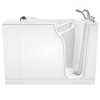 3052.109.CRW 30-in. x 52-in. Walk-In Air Spa and Whirlpool Massage Bathtub with Right-Hand Drain and Tub Faucet in White