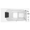 3052.609.SRW 30-in. x 52-in. Walk-In Soaking Bathtub with Right-Hand Drain and Tub Faucet in White