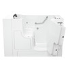 30-in. x 52-in. Outward Opening Door Walk-In Whirlpool Massage and Air Spa Bathtub with Right Door/Drain in White