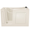 30-in. x 60-in. Walk-In Air Spa and Whirlpool Massage Bathtub with Left-Hand Drain in Linen