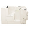 32-in. x 52-in. Outward Opening Door Walk-In Air Spa Bathtub with Right Door/Drain in Linen