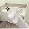 32-in. x 52-in. Outward Opening Door Walk-In Whirlpool Massage Bathtub with Right Door/Drain in White