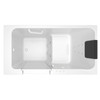 32-in. x 60-in. Walk-In Air Spa and Whirlpool Massage Bathtub with Left-Hand Drain in White