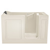 32-in. x 60-in. Walk-In Air Spa and Whirlpool Massage Bathtub with Right-Hand Drain in Linen