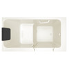 32-in. x 60-in. Walk-In Soaking Bathtub with Right-Hand Drain in Linen