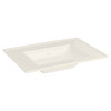 Top Center Hole Vanity Sink in Linen