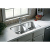 18" x 32" x 8" Under-Mount Double-Equal Kitchen Sink