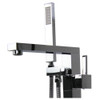T4220-PC Ardell Floor Mounted Freestanding Tub Filler With Hand Shower, Polished Chrome