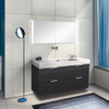 47.24 X 1.30 X 24.02 LED-Backlit Contemporary Mirror with Touch Sensor