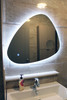 31.38 X 1.14 X 31.97 LED-Backlit Contemporary Mirror with Touch Sensor