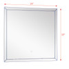 23.62 X 1.18 X 21.65 LED-Backlit Contemporary Mirror with Touch Sensor