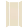 EWK363696-38 Expressions 36" X 36" X 96" 3-Piece Shower Wall Trimmable Kit, In Bisque
