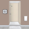 EWK363696-38 Expressions 36" X 36" X 96" 3-Piece Shower Wall Trimmable Kit, In Bisque