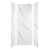 EWK363696-41 Expressions 36" X 36" X 96" 3-Piece Shower Wall Trimmable Kit, In Bianca