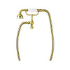 Tub Filler Hand Shower in English Gold
