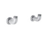 Set of Wall Unions in Polished Chrome