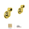 Set of Eccentric Wall Unions in Inca Brass