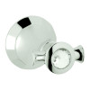 Robe Hook in Chrome/Swarovski Crystal