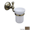 Wall Mounted Tumbler Holder in Tuscan Brass