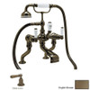 U.3500L/1-EB Deck Mount Exposed Tub Filler Faucet in English Bronze