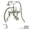 U.3500L/1-STN Deck Mount Exposed Tub Filler Faucet in Satin Nickel