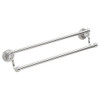 1122-24/PC 24in Double Towel Bar in Polished Chrome