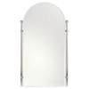 20.4in Wall Mounted Portrait Mirror in Polished Nickel
