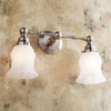1182N/SN 2 Light 17.1in Wide Bathroom Fixture in Satin Nickel