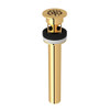 Slotted Grid Drain in Italian Brass