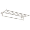 24in Hotel Shelf with Bar in Satin Nickel