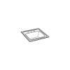 15" x 15" x 7-1/8" 18 Gauge Stainless Steel Single Bowl Drop-in Bar Sink with 2 Faucet Holes in Lustrous Satin