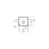 17" x 16" x 10-1/8" 18 Gauge Stainless Steel Single Bowl Drop-in Kitchen Sink with 3 Faucet Holes in Lustrous Satin