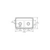 29" x 18" x 5" 18 Gauge Stainless Steel Equal Double Bowl Drop-in ADA Kitchen Sink with 4 Faucet Holes in Lustrous Satin