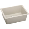 Gourmet E-granite Single Bowl Undermount Sink in Bisque