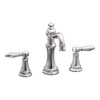 Moen TS42108 Double Handle Widespread Bathroom Faucet in Chrome