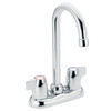 Double Handle Bar Faucet in Chrome