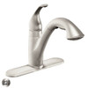 Single Handle Pullout Kitchen Faucet in Spot Resist Stainless