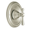 Single Handle Moentrol Pressure Balanced with Volume Control Moentrol Valve Trim (Less Valve) in Brushed Nickel