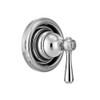 3-Function Diverter Valve Trim (Less Valve) in Chrome