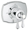 Single Function Thermostatic Trim with Control Module in Chrome