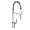 Spot Resist Stainless One-Handle Pre-Rinse Spring Pulldown Kitchen Faucet