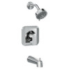 T2473EP Chrome Posi-Temp(R) Tub/Shower