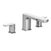 T935 Chrome Two-Handle Roman Tub Faucet