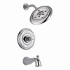 T14497-LHP Cassidy Single Function Pressure Balanced Bath and Shower Trim Less Handle and Rough-In Valve in Polished Chrome