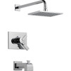 T17453 Dual Function Pressure Balanced Bath and Shower Trim with Internal Volumn Control Less Rough-in in Polished Chrome