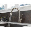 Single Handle Pull-Down Kitchen Faucet with ShieldSpray in Spotshield Stainless Finish