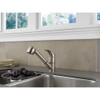 Kitchen Pull-Out Faucet in Stainless Finish