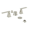 5-Hole Bidet Faucet in Polished Nickel