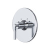 Rohl A4214LMAPC Lombardia Thermostatic Trim Plate without Volume Control with Metal Lever Handle, Polished Chrome